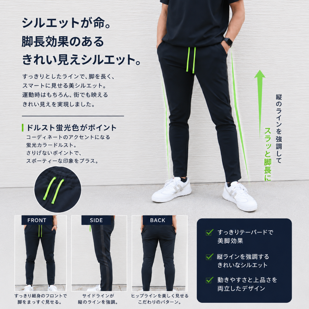 スマートアクティブパンツ　74251　日本製