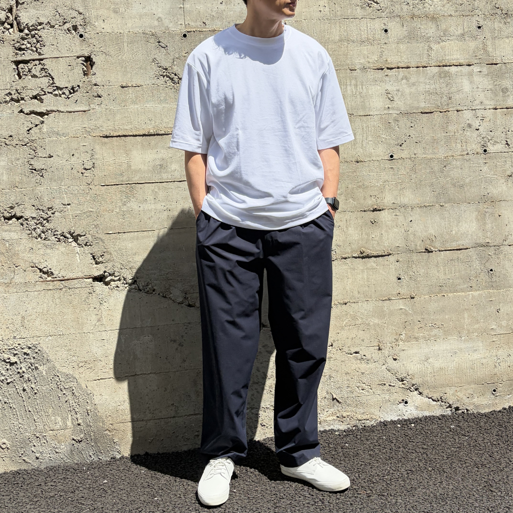 撥水・スーパーストレッチ・超軽量な無敵ワイドパンツ　№75171