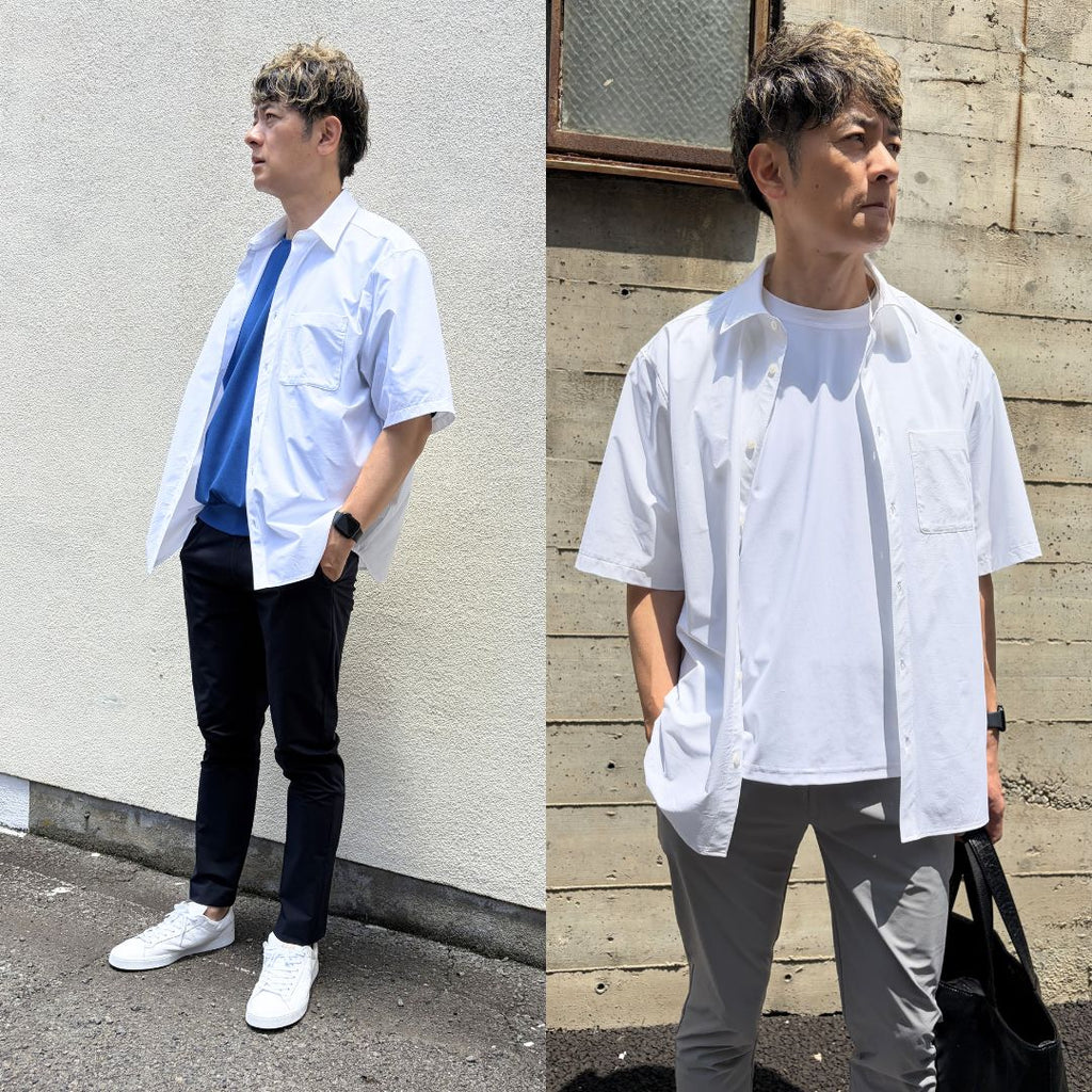 撥水・スーパーストレッチ・超軽量な無敵シャツ　№75271