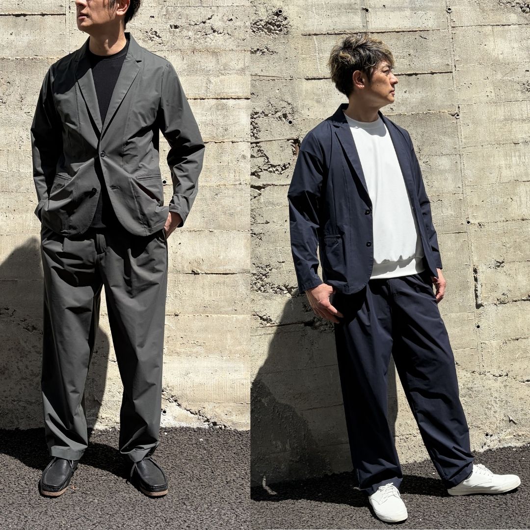 撥水・スーパーストレッチ・超軽量な無敵ワイドパンツ　№75171