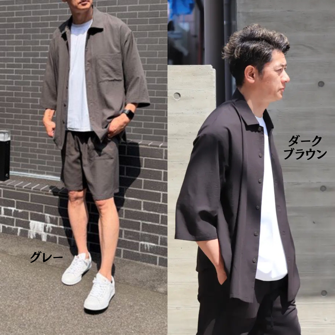 大人の夏のエアカルセットアップ　№74171/74181　日本製