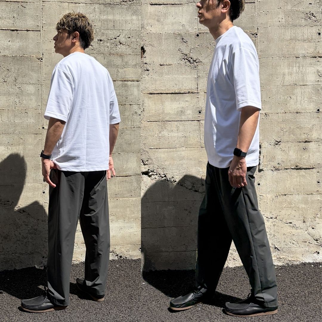撥水・スーパーストレッチ・超軽量な無敵ワイドパンツ　№75171