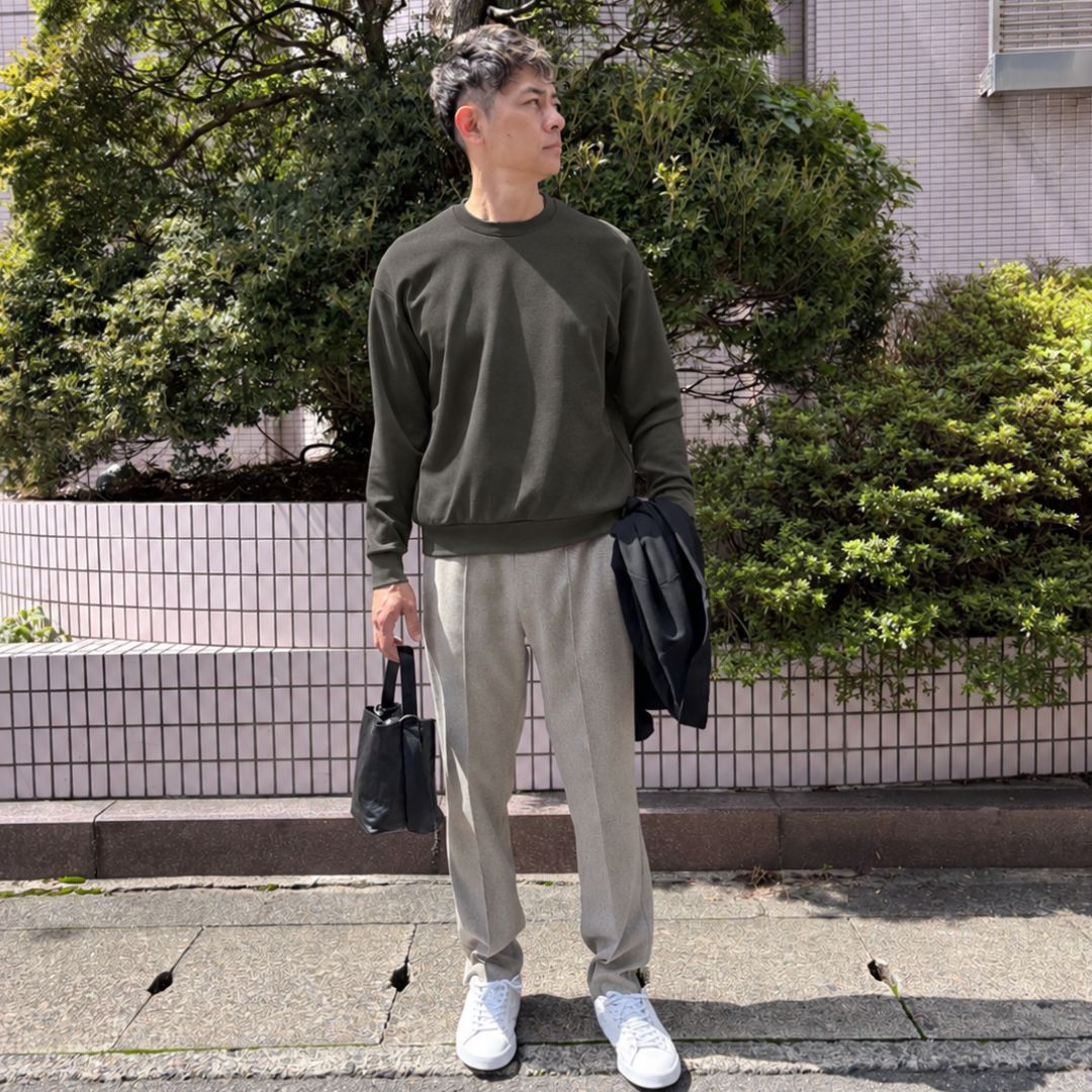 色々なコーデに使える万能ニットプルオーバー　№74891