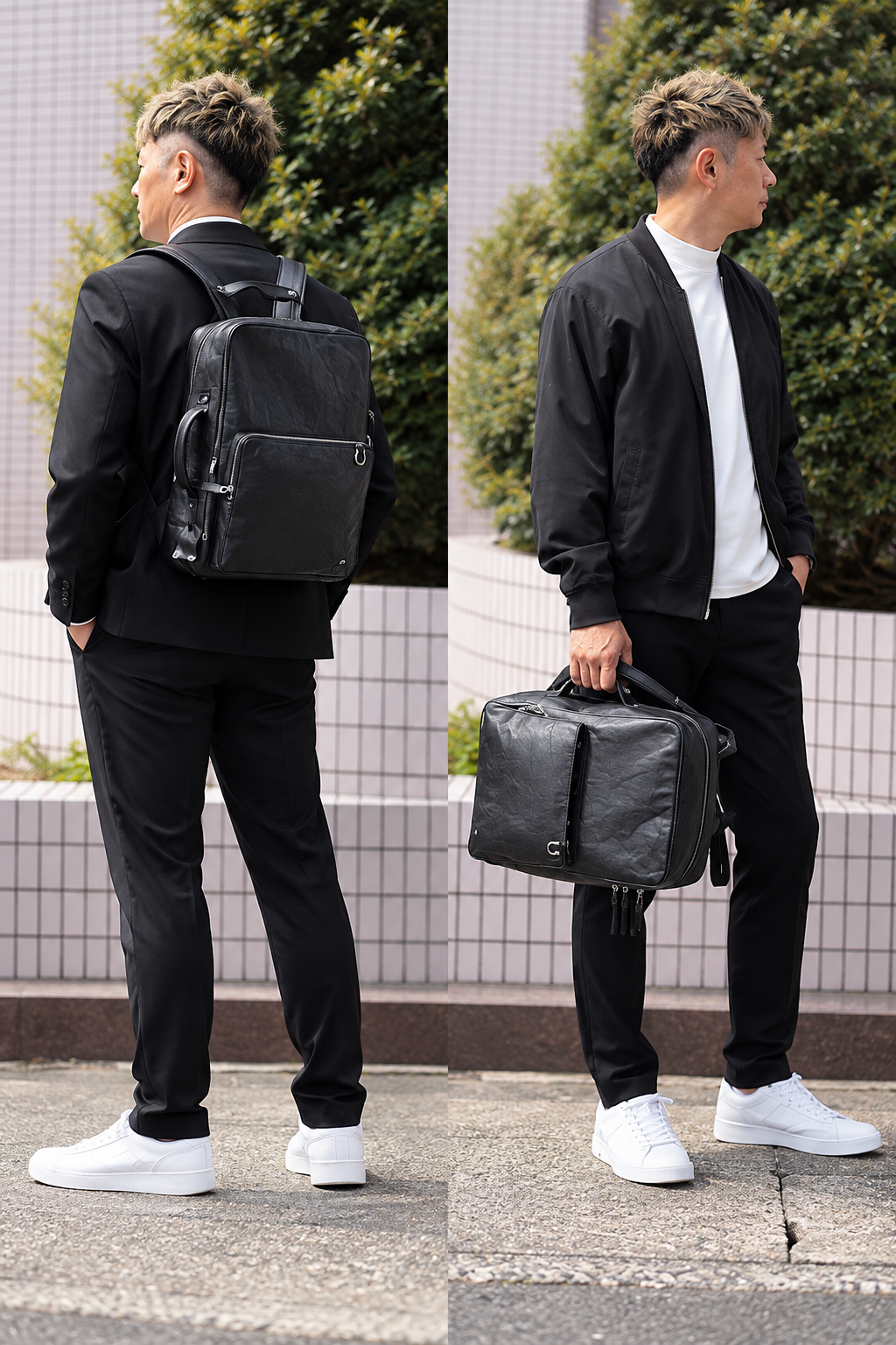 NBC19LEATHER 2WAY 背負える本革ビジネスバッグ　SP-41