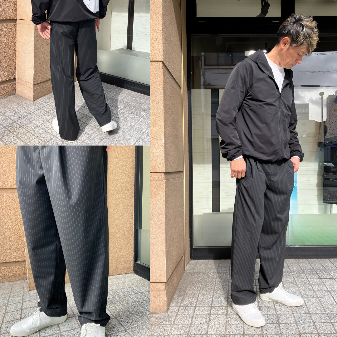 格上げストライプセットアップ【セット購入で10％OFF】