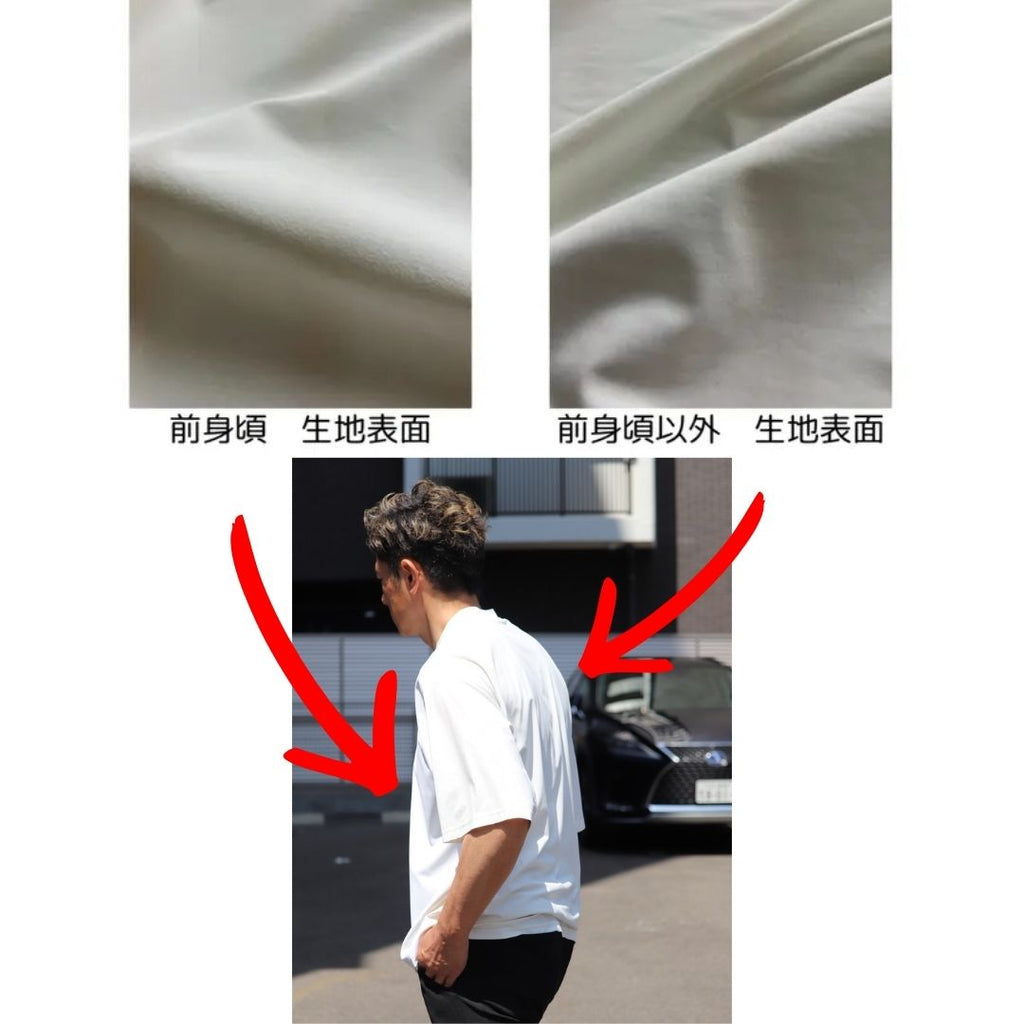 機能性素材のゆったりTシャツ　№74211　日本製