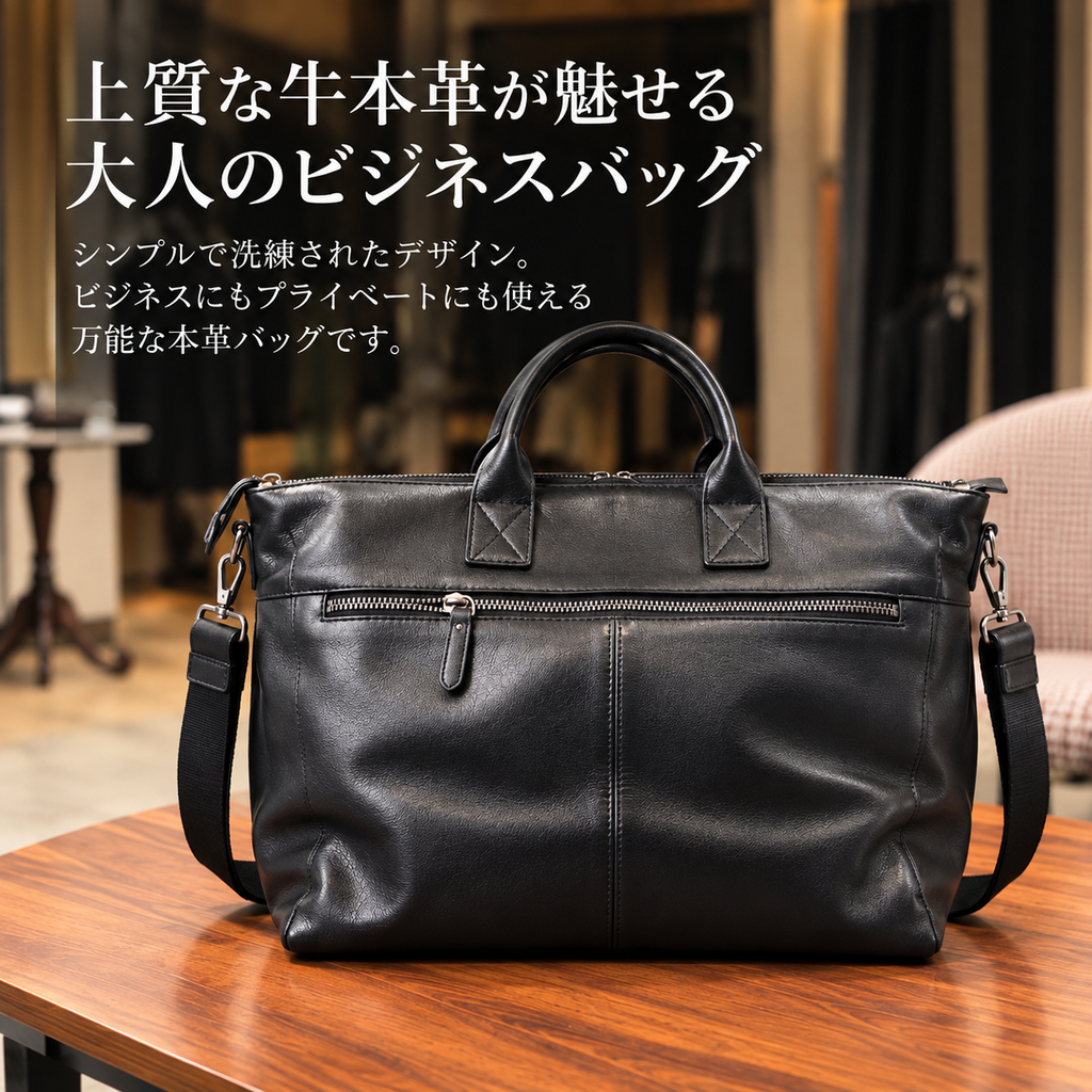 大人のビジネスバッグ　NBC19 LEATHER　SP-33
